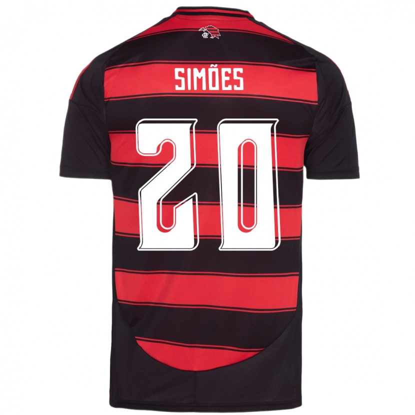 Danxen Women Fabi Simões #20 Red Black Home Jersey 2025/26 T-Shirt