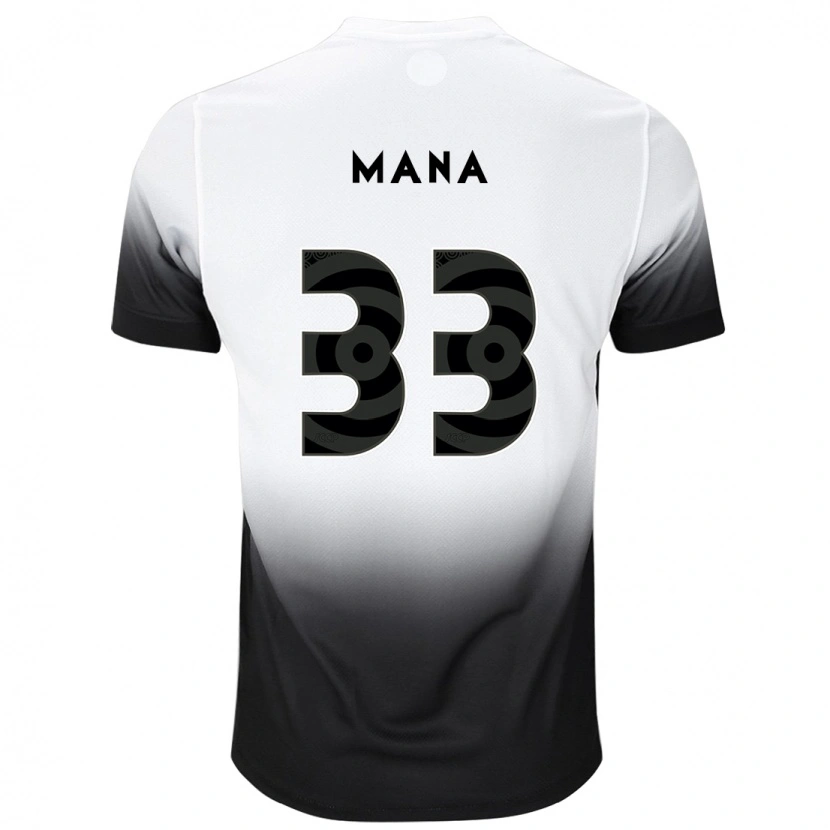 Danxen Women Léo Mana #33 White Black Home Jersey 2025/26 T-Shirt