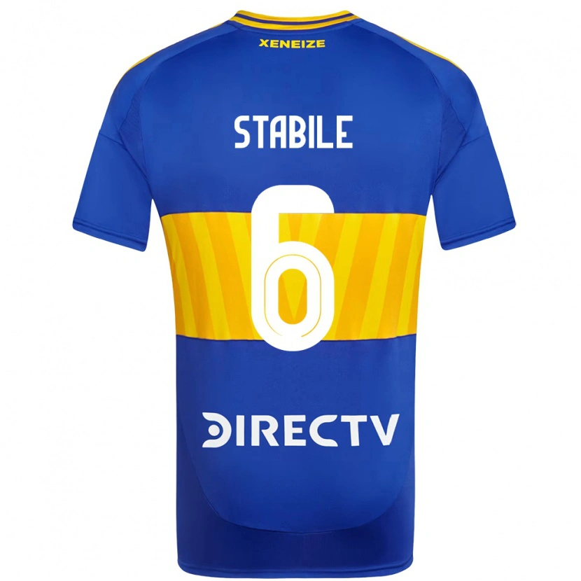 Danxen Women Eliana Stábile #6 Royal Blue Yellow Home Jersey 2025/26 T-Shirt