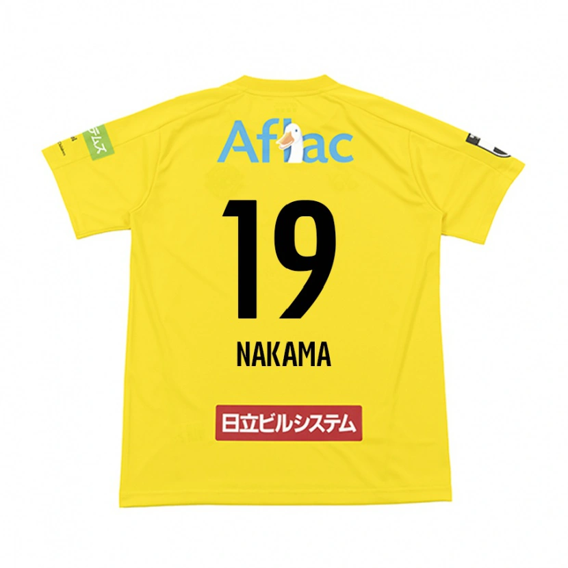 Danxen Women Hayato Nakama #19 Black Yellow Home Jersey 2025/26 T-Shirt