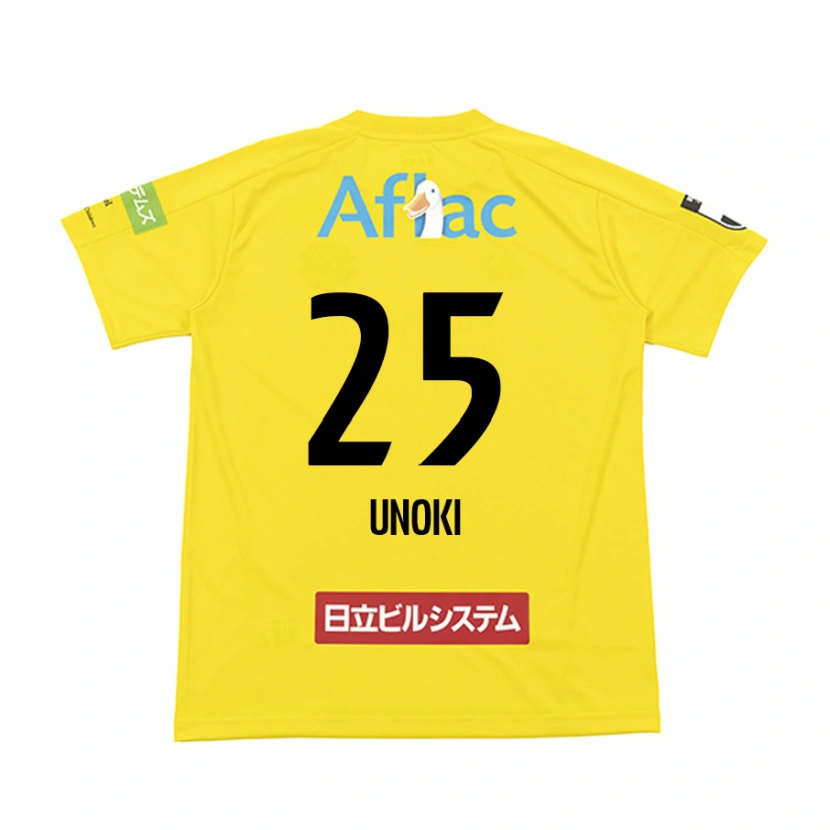 Danxen Women Fumiya Unoki #25 Black Yellow Home Jersey 2025/26 T-Shirt