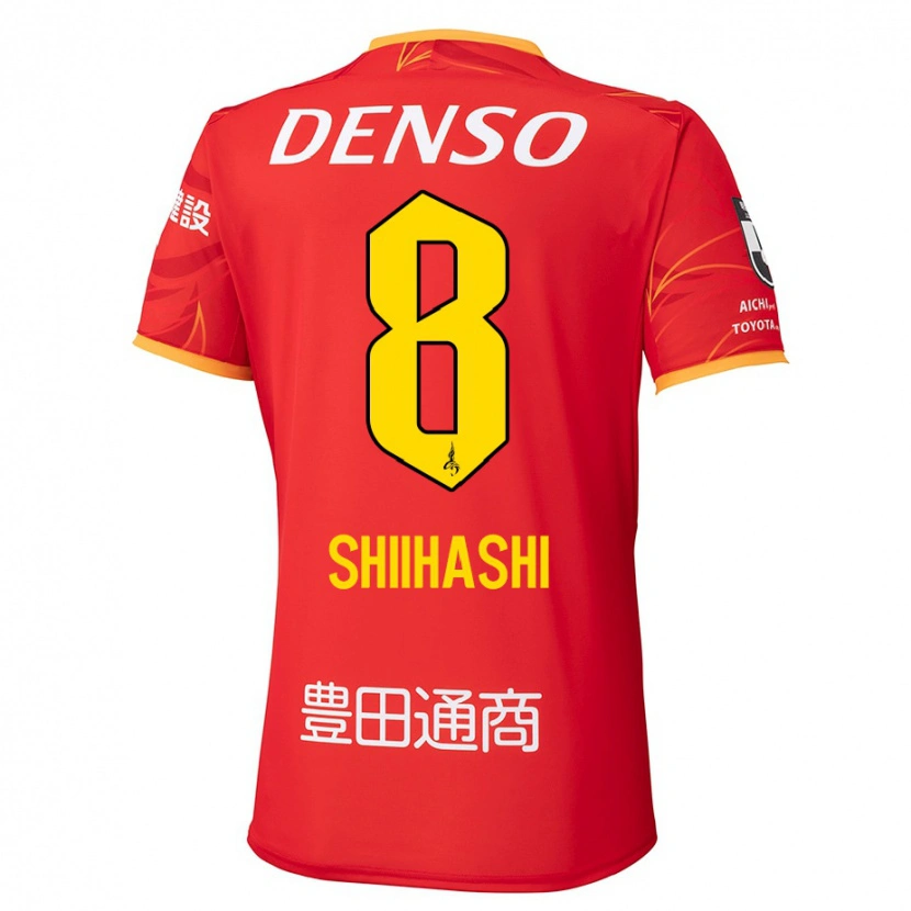 Danxen Women Keiya Shiihashi #8 Red Yellow Home Jersey 2025/26 T-Shirt