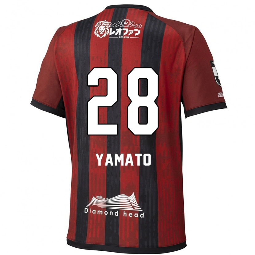 Danxen Women Yamato Okada #28 Red Black Home Jersey 2025/26 T-Shirt