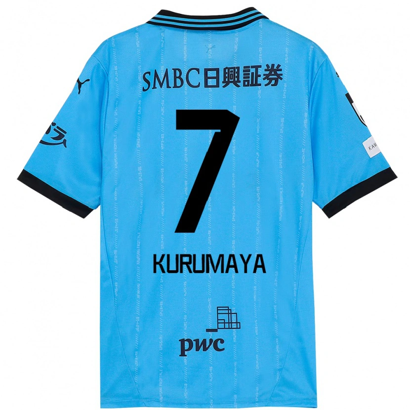 Danxen Women Shintaro Kurumaya #7 Sky Blue Black Home Jersey 2025/26 T-Shirt