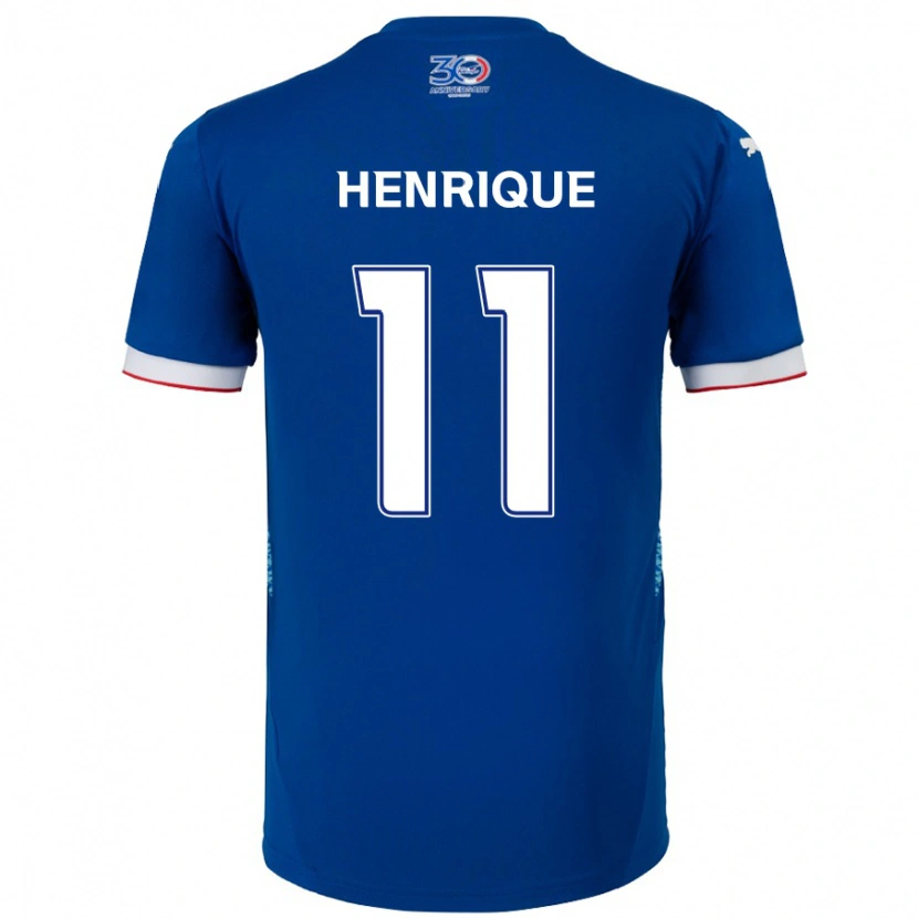 Danxen Women Paulo Henrique #11 Royal Blue White Home Jersey 2025/26 T-Shirt