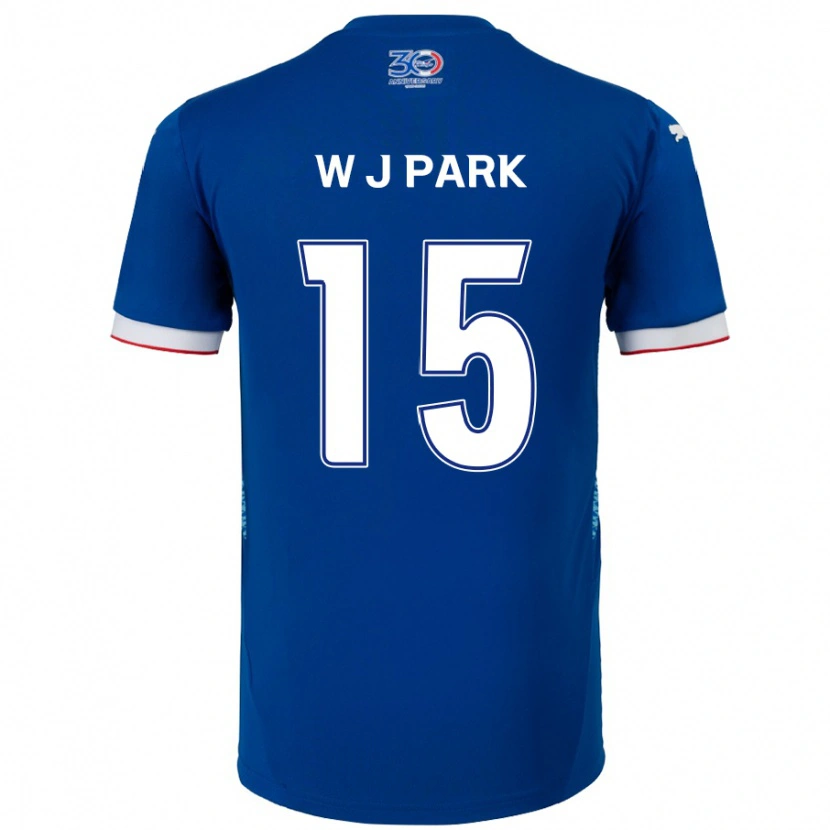 Danxen Women Woo-Jin Park #15 Royal Blue White Home Jersey 2025/26 T-Shirt