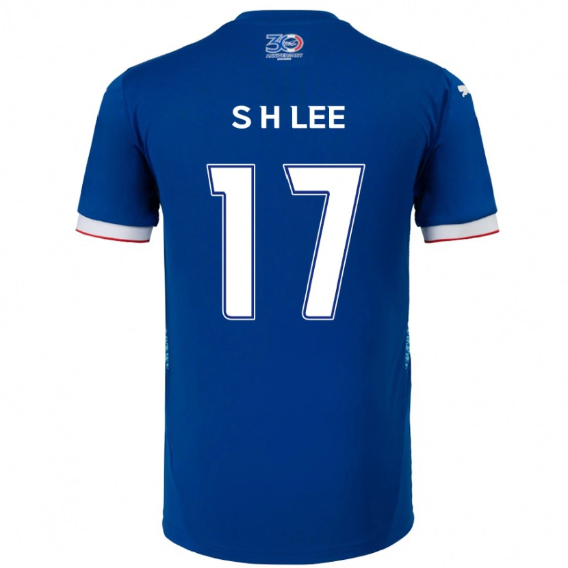 Danxen Women Hyun-Seo Lee #17 Royal Blue White Home Jersey 2025/26 T-Shirt