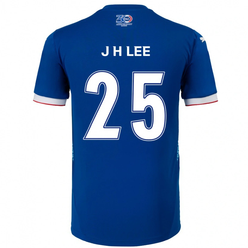 Danxen Women Jin-Hyuk Lee #25 Royal Blue White Home Jersey 2025/26 T-Shirt