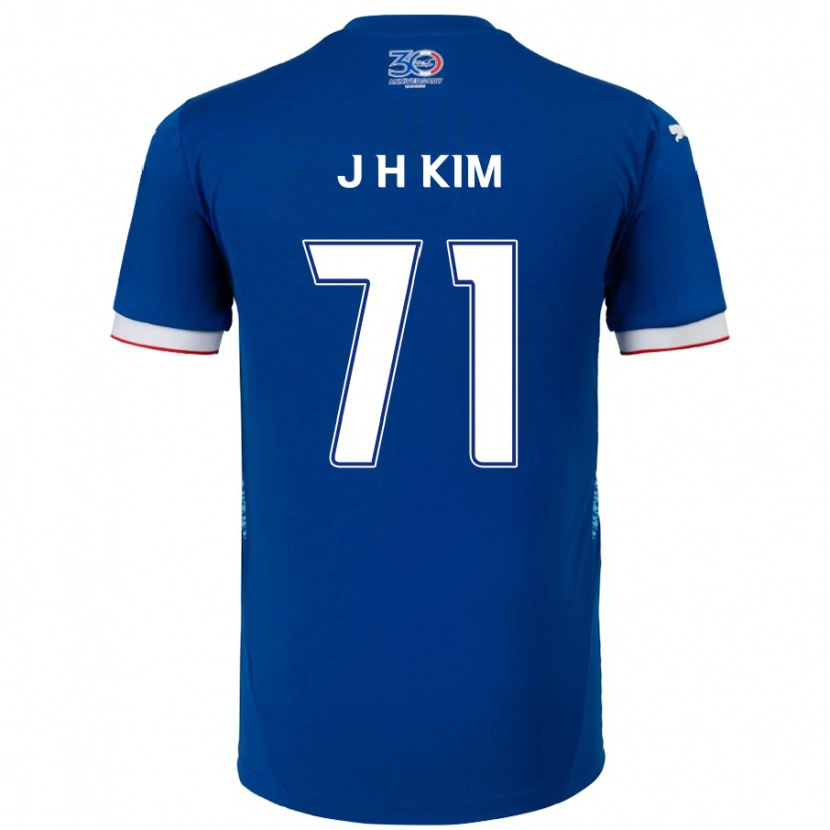 Danxen Women Ji-Ho Kim #71 Royal Blue White Home Jersey 2025/26 T-Shirt