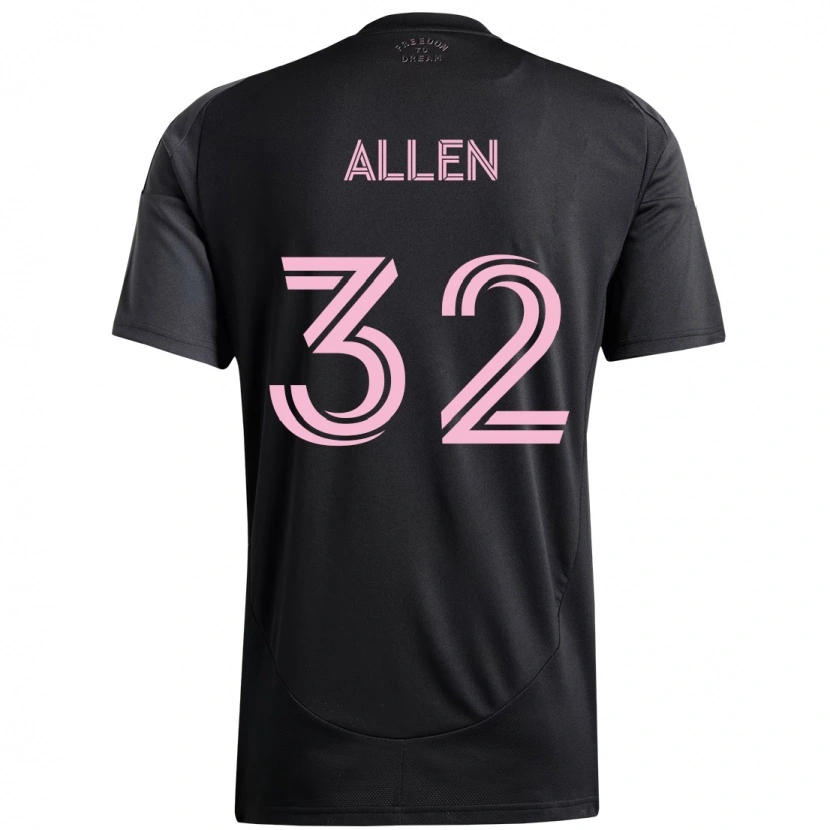 Danxen Women Noah Allen #32 Black Pink Away Jersey 2025/26 T-Shirt