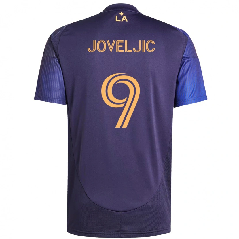 Danxen Women Dejan Joveljic #9 Purple Blue Away Jersey 2025/26 T-Shirt