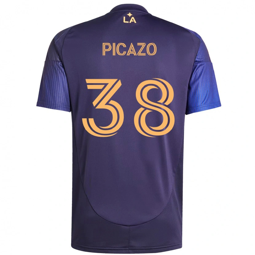 Danxen Women Axel Picazo #38 Purple Blue Away Jersey 2025/26 T-Shirt