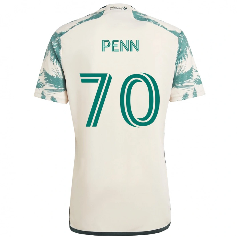 Danxen Women Josh Penn #70 Beige Green Away Jersey 2025/26 T-Shirt