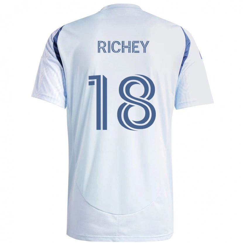 Danxen Women Spencer Richey #18 Light Sky Blueblue Away Jersey 2025/26 T-Shirt