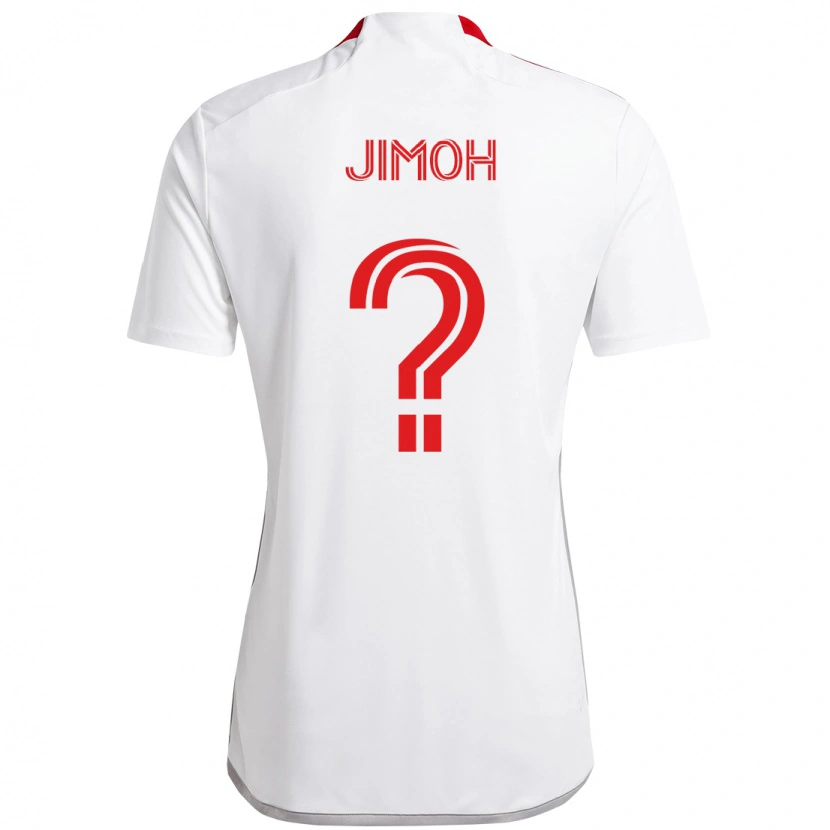 Danxen Women Shola Jimoh #0 White Red Away Jersey 2025/26 T-Shirt