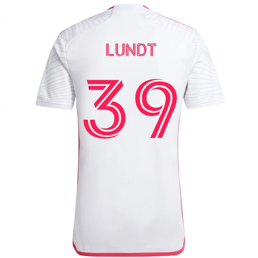 Danxen Women Ben Lundt #39 White Magenta Away Jersey 2025/26 T-Shirt