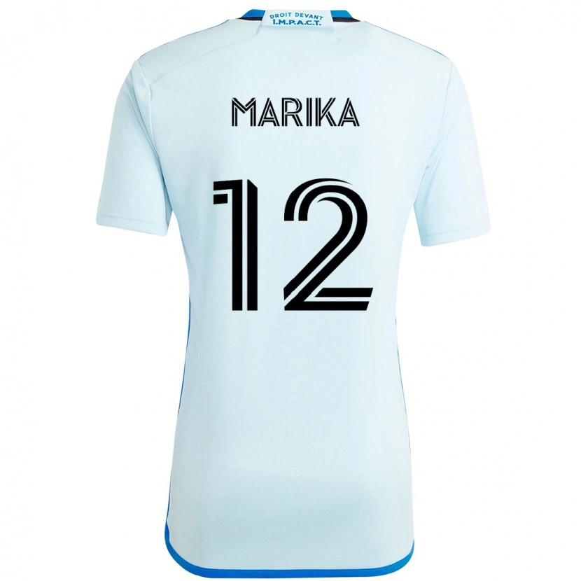 Danxen Women Martineau Marika #12 Sky Blue Dark Blue Away Jersey 2025/26 T-Shirt