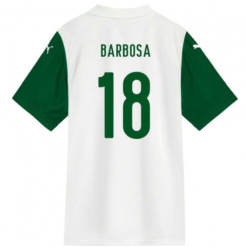 Danxen Women Danilo Barbosa #18 White Green Away Jersey 2025/26 T-Shirt