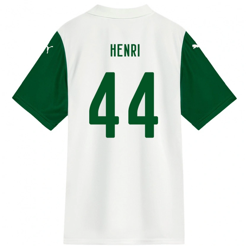 Danxen Women Henri #44 White Green Away Jersey 2025/26 T-Shirt