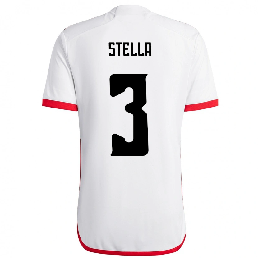 Danxen Women Stella #3 White Red Away Jersey 2025/26 T-Shirt