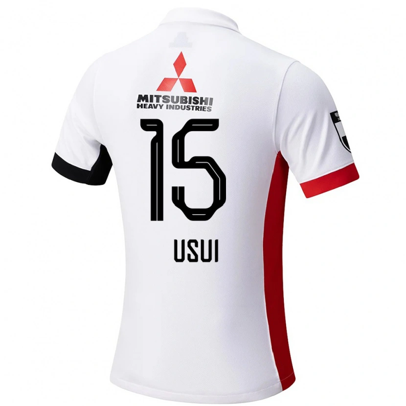 Danxen Women Tsubasa Usui #15 White Black Away Jersey 2025/26 T-Shirt