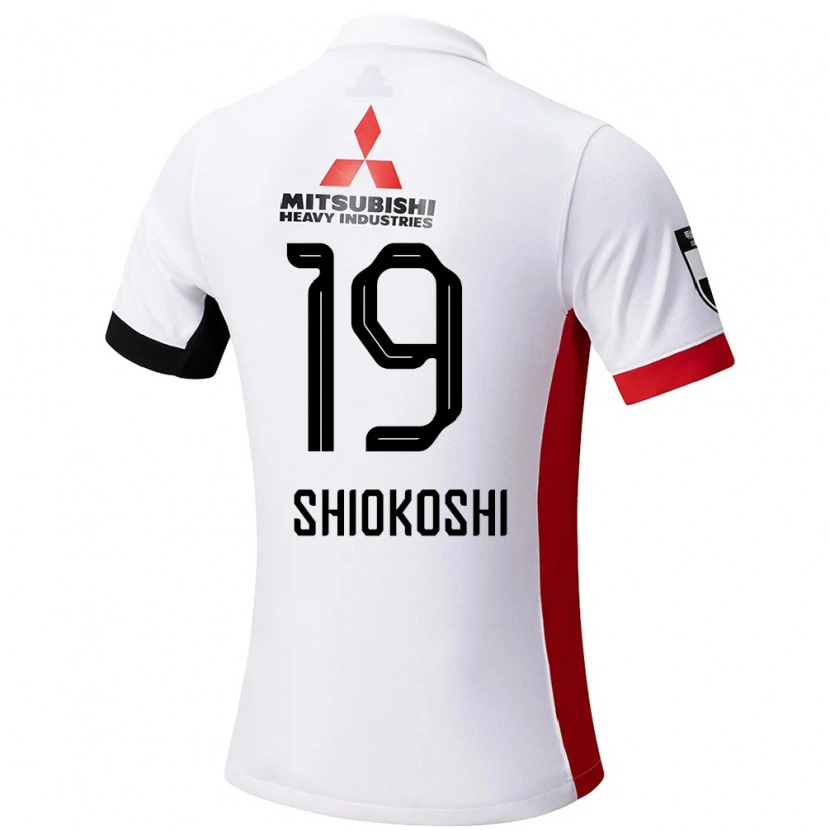 Danxen Women Yuzuho Shiokoshi #19 White Black Away Jersey 2025/26 T-Shirt