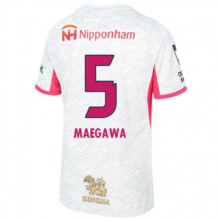 Danxen Women Miki Maegawa #5 White Sakura Pink Away Jersey 2025/26 T-Shirt