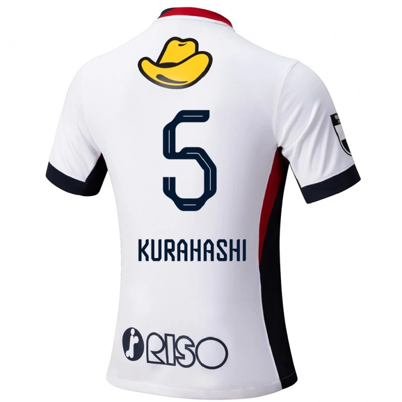 Danxen Women Koki Kurahashi #5 White Black Away Jersey 2025/26 T-Shirt