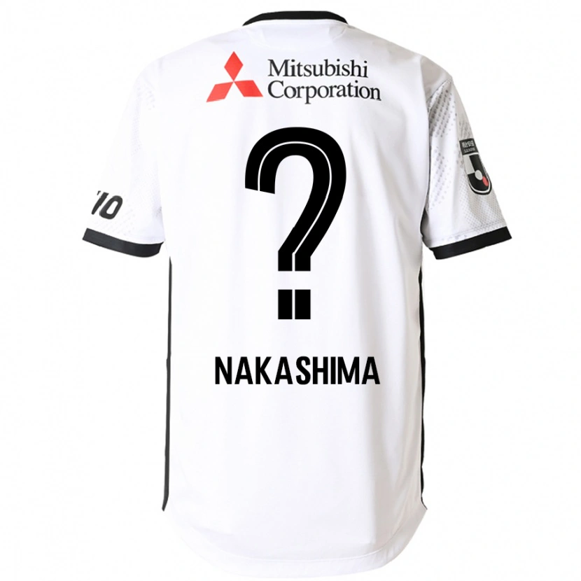 Danxen Women Riku Nakashima #0 White Black Away Jersey 2025/26 T-Shirt