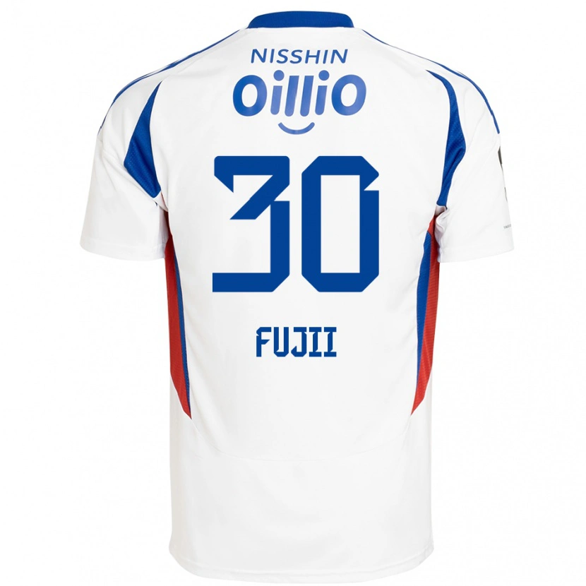 Danxen Women Shota Fujii #30 White Royal Blue Away Jersey 2025/26 T-Shirt