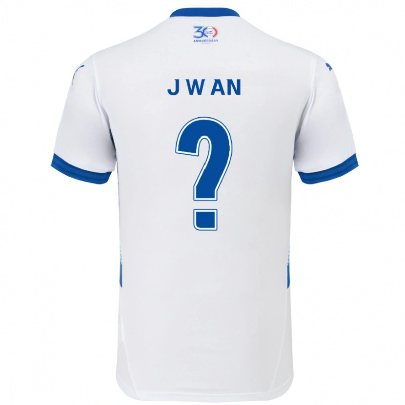 Danxen Women Joo-Wan An #0 White Royal Blue Away Jersey 2025/26 T-Shirt