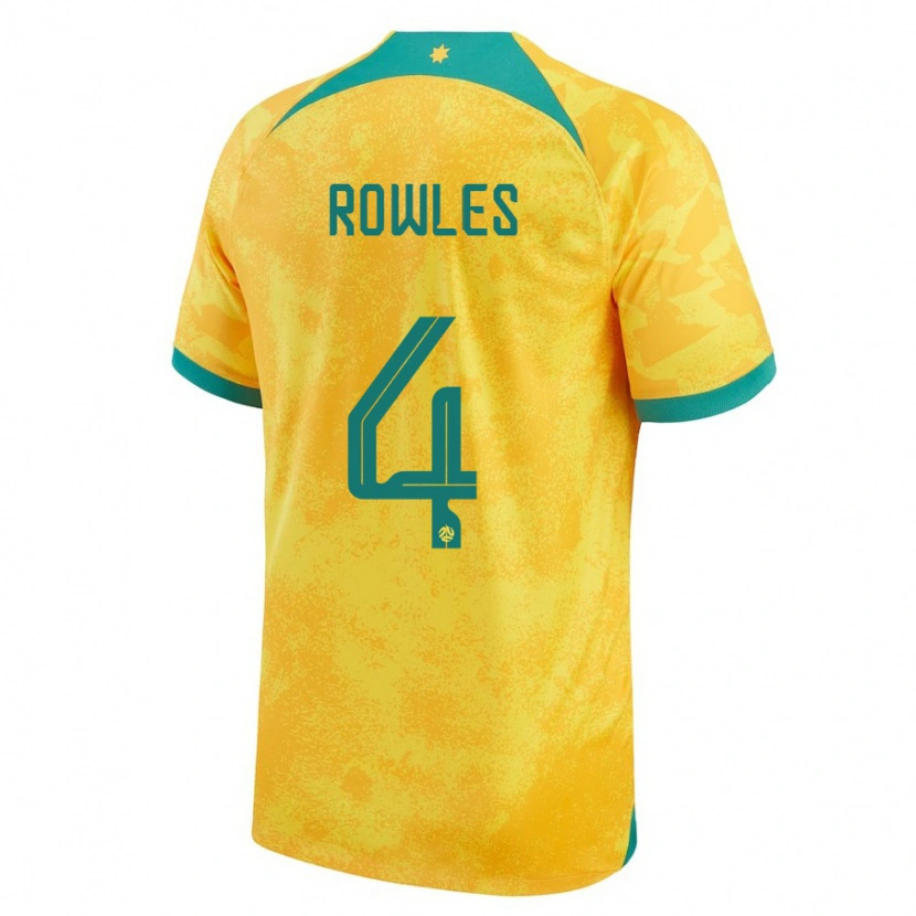 Danxen Kid Australia Kye Rowles #4 Golden Home Jersey 24-26 T-Shirt