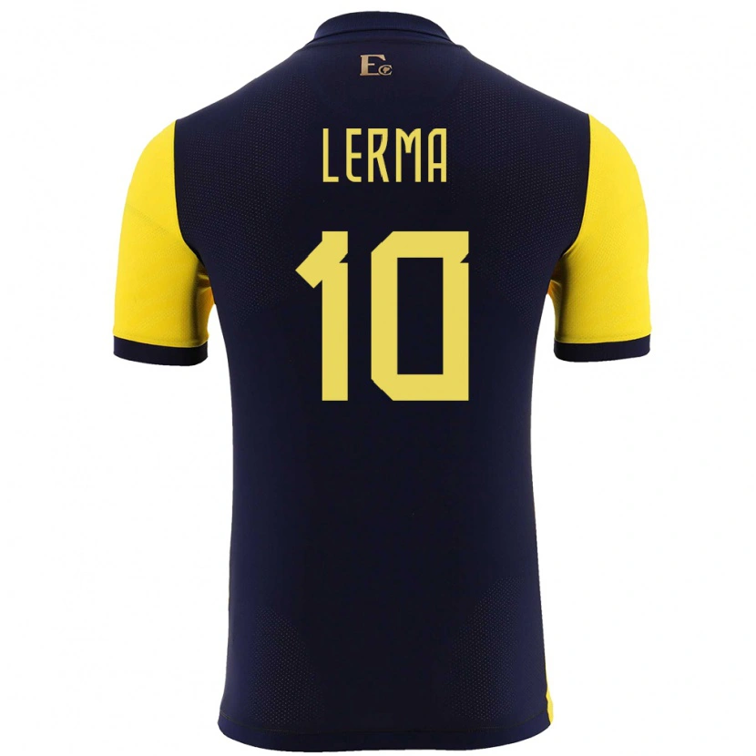 Danxen Kid Ecuador Justin Lerma #10 Yellow Home Jersey 24-26 T-Shirt