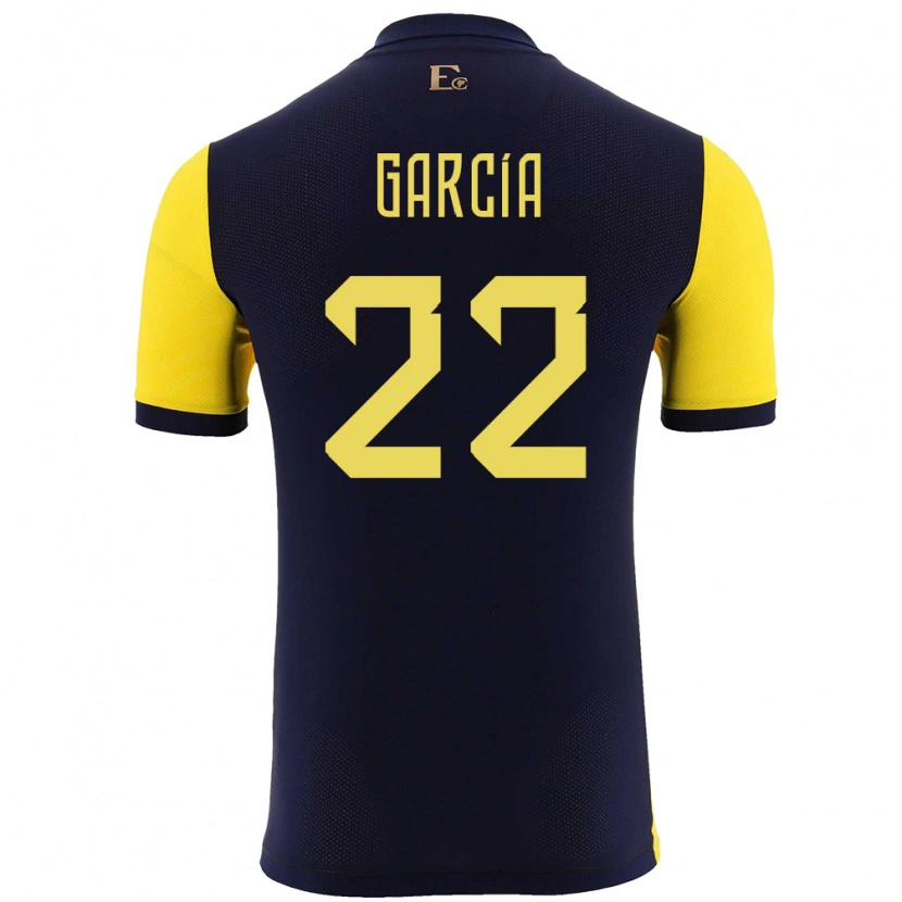 Danxen Kid Ecuador Jostin García #22 Yellow Home Jersey 24-26 T-Shirt