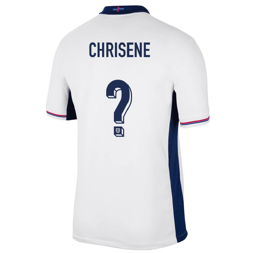 Danxen Kid England Ben Chrisene #0 White Home Jersey 24-26 T-Shirt