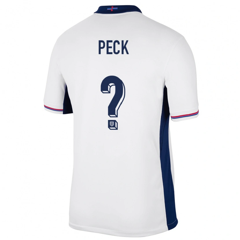 Danxen Kid England Sydie Peck #0 White Home Jersey 24-26 T-Shirt