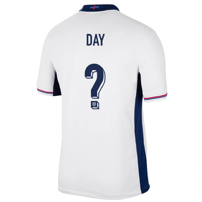 Danxen Kid England Frankie Day #0 White Home Jersey 24-26 T-Shirt