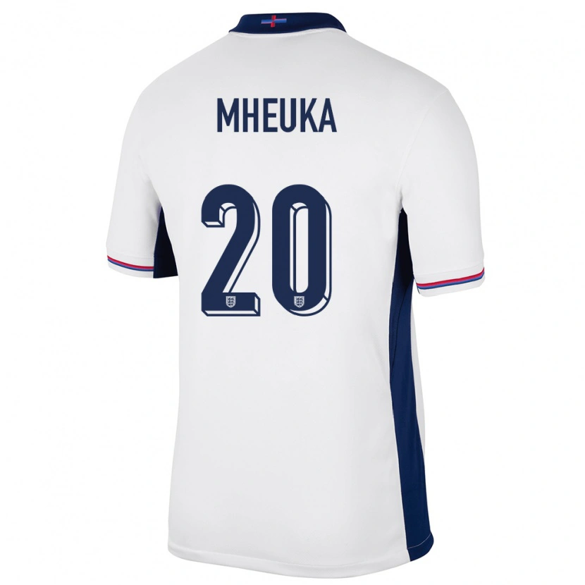 Danxen Kid England Shumaira Mheuka #20 White Home Jersey 24-26 T-Shirt