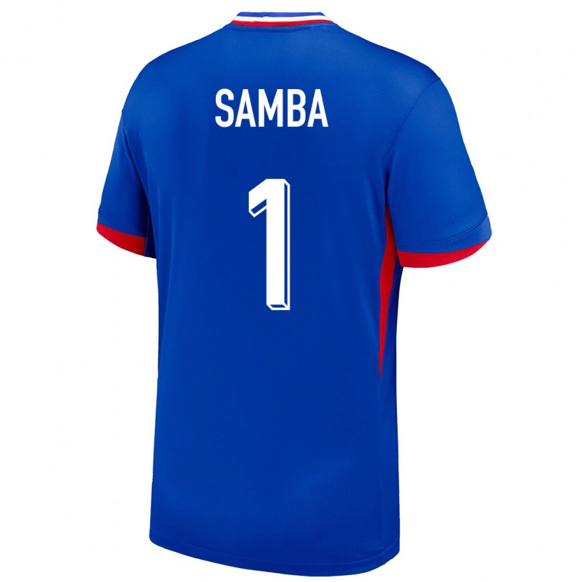 Danxen Kid France Brice Samba #1 Blue Home Jersey 24-26 T-Shirt