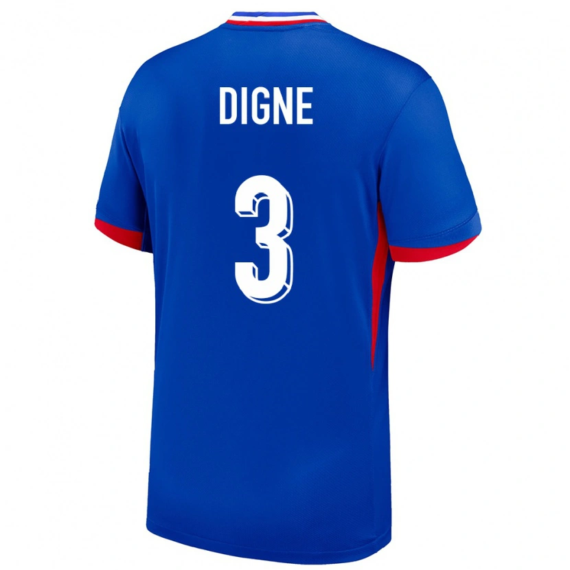 Danxen Kid France Lucas Digne #3 Blue Home Jersey 24-26 T-Shirt