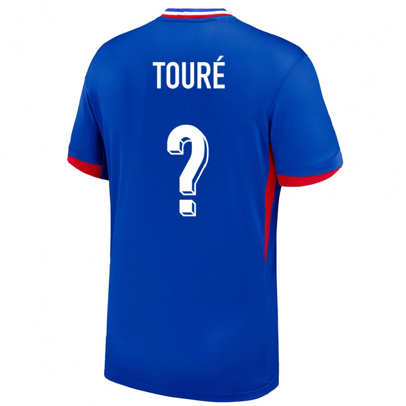 Danxen Kid France Ousmane Touré #0 Blue Home Jersey 24-26 T-Shirt