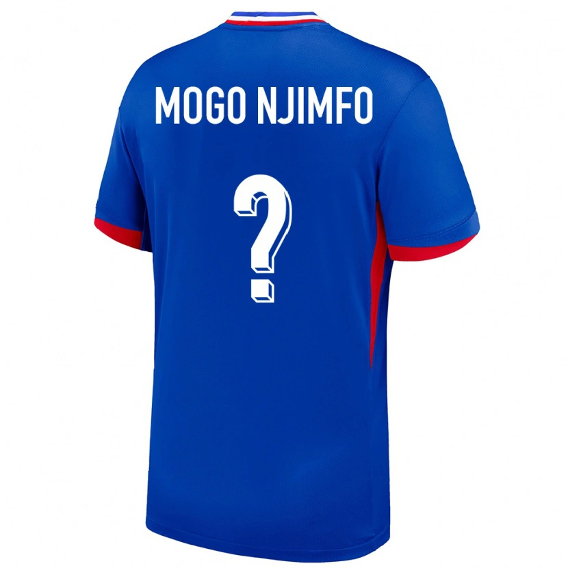 Danxen Kid France Arthur Mogo Njimfo #0 Blue Home Jersey 24-26 T-Shirt