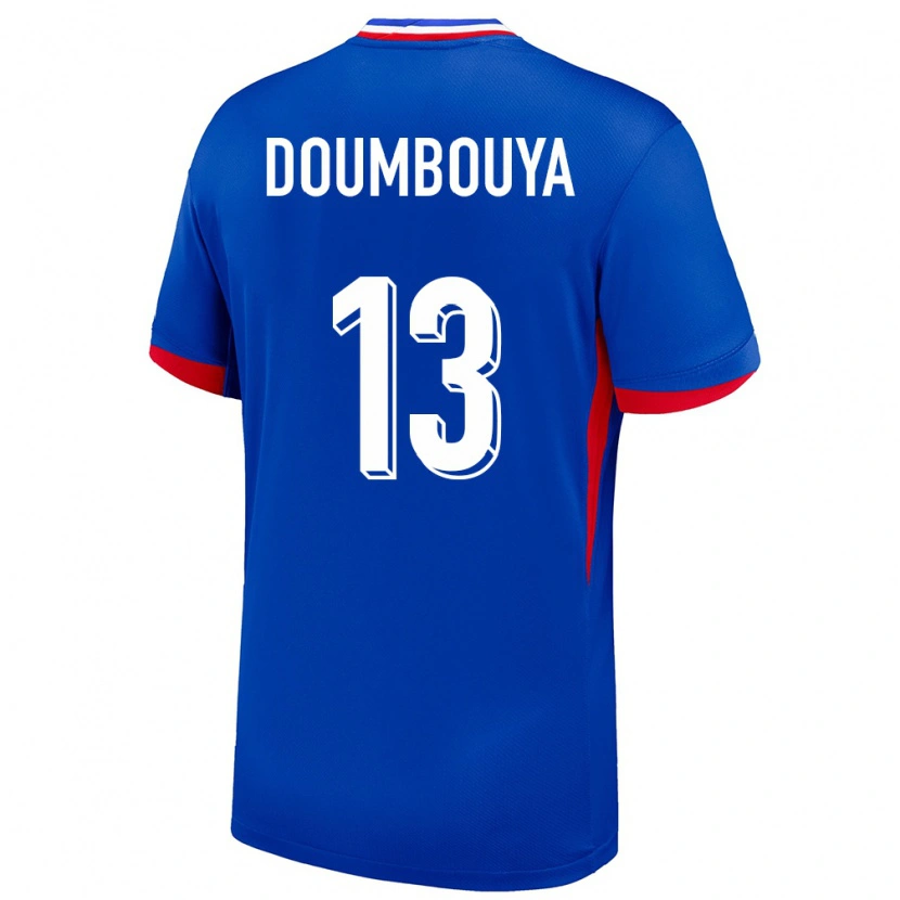 Danxen Kid France Amidou Doumbouya #13 Blue Home Jersey 24-26 T-Shirt