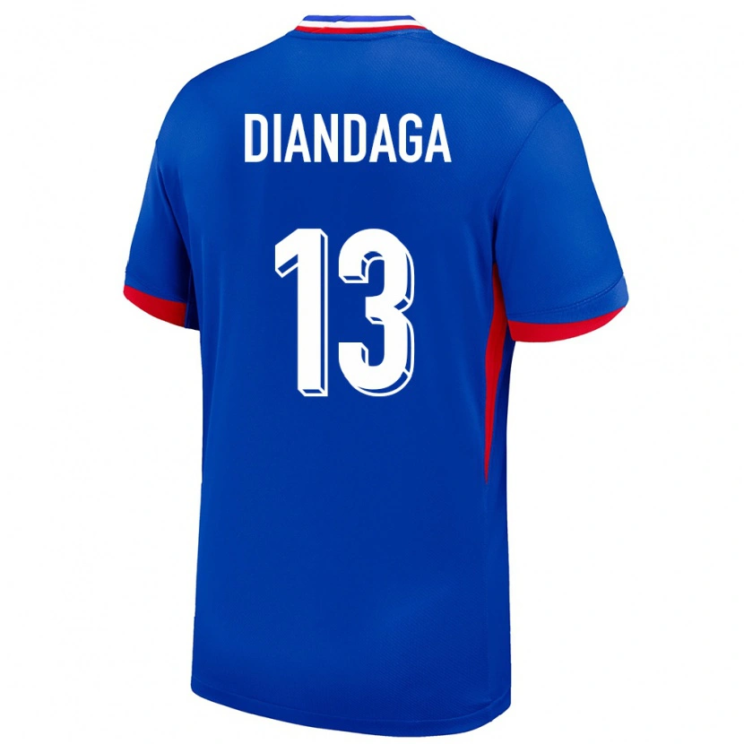 Danxen Kid France Hermann Diandaga #13 Blue Home Jersey 24-26 T-Shirt