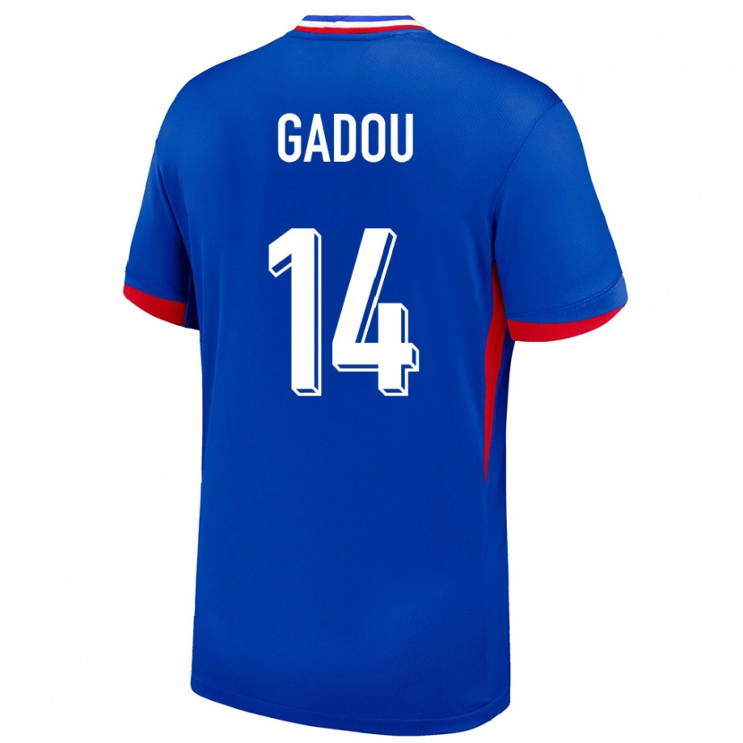 Danxen Kid France Joane Gadou #14 Blue Home Jersey 24-26 T-Shirt