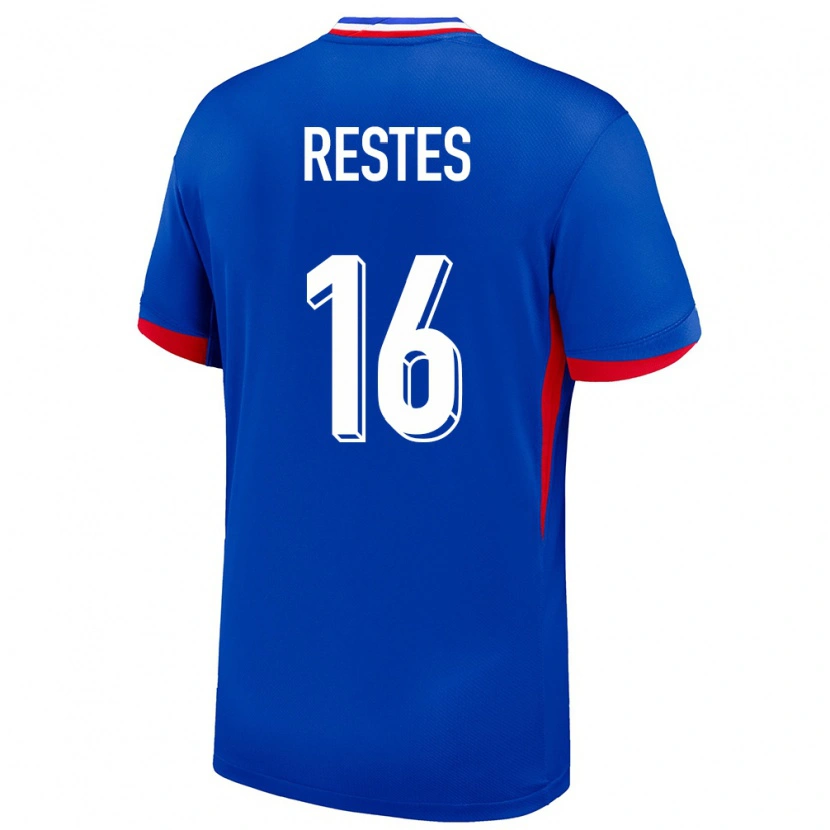 Danxen Kid France Guillaume Restes #16 Blue Home Jersey 24-26 T-Shirt