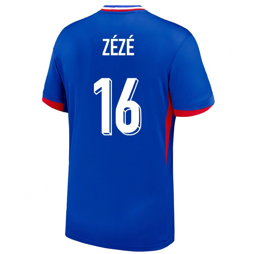 Danxen Kid France Yanel Zézé #16 Blue Home Jersey 24-26 T-Shirt