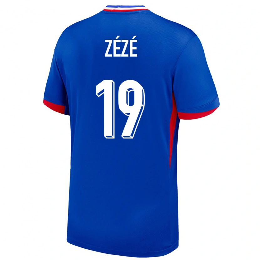 Danxen Kid France Nathan Zézé #19 Blue Home Jersey 24-26 T-Shirt