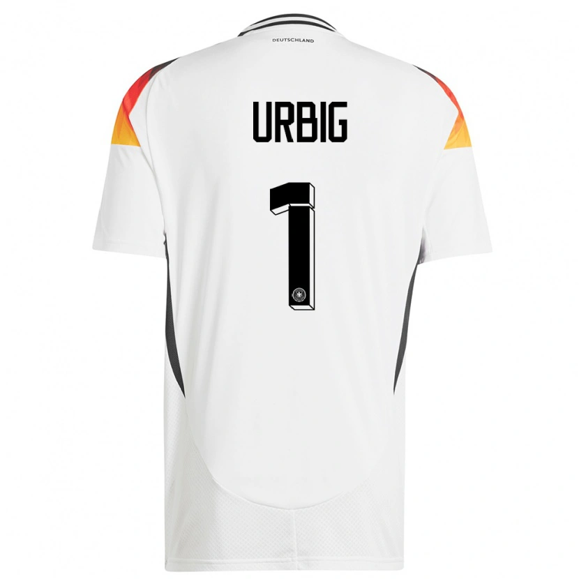 Danxen Kid Germany Jonas Urbig #1 White Home Jersey 24-26 T-Shirt