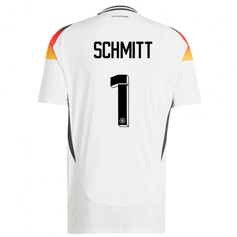 Danxen Kid Germany Max Schmitt #1 White Home Jersey 24-26 T-Shirt